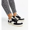 Juodai balti blizgantys Juwan sportbačiai