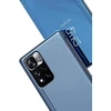 „Clear View“ dėklas, skirtas Realme 10, atverčiamas telefono dėklas, juodos spalvos