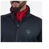 Juodas "Blackside" Fleece džemperis su pilnu užtrauktuku Rossignol