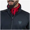 Juodas "Blackside" Fleece džemperis su pilnu užtrauktuku Rossignol