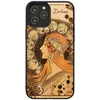 MAN Juodas dėklas iPhone 12 / 12 Pro telefonams