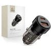 „Tech Protect CC03“ 2 prievadų PD75W automobilinis įkroviklis - juodas