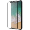 Juodas grūdinto stiklo ekrano apsauginis stiklas iPhone XS/X