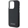 Dėklas Karl Lagerfeld FW Metal Plate MagSafe Apple iPhone 15 Pro juodos spalvos