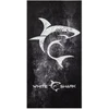 White Shark Juodas ir baltas rankšluostis Baltas Shark SAWFISH TW-02, 80 x 160 cm