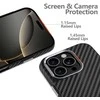 Juodas ir pilkas iPhone 16 Pro Max“ dėklas su MagSafe funkcija