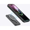 Juodas itin tvirtas telefono dėklas iPhone 16 Pro iš aramido AmazingThing