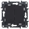 Juodas jungiklis Niloe Step Legrand 863505