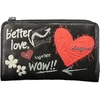 Juodas portfel damski Desigual Wow Emma