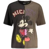 Juodas moteriškas T-shirt Desigual 26WWTK59MIGMICKEY