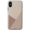 MAN Juodas telefono dėklas iPhone X/XS su tulpėmis