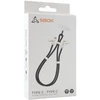 Sbox Juodas USB-C į USB-C virvelinis laidas 1,5 m