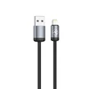 Tellur Juodas USB į „Lightning“ kabelis, 3 A, 1 m
