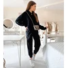 Juodas vilnonis sportinio kostiumo komplektas Dance