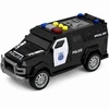 Lean Toys Žaislinis specialiųjų pajėgų policijos automobilis su šviesos ir garso efektais, juodos ir baltos spalvos, 15 × 6,5 × 6,5 cm