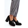Juodi aukštakulniai bateliai su sagtimi Step in style
