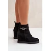 Juodi aulinukai su dekoratyvine sagtimi Step in style