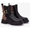 Juodi aulinukai su leopardo rašto detalėmis Step in style