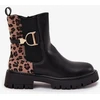 Juodi aulinukai su leopardo rašto detalėmis Step in style