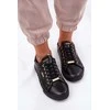 Juodi ekologiškos odos sportbačiai moterims