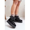 Juodi platforminiai sniego aulinukai Step in style