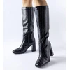 Juodi šilti Ferruccio stiletto batai