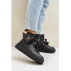 Juodi sportbačiai su platforma ir kišenėle Step in style