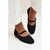 Juodos balerinos su blizgučių ir siuvinėjimo detalėmis Step in style