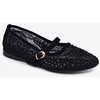 Juodos balerinos su blizgučių ir siuvinėjimo detalėmis Step in style