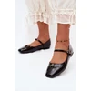 Juodos balerinos su sagtimi Step in style