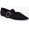 Juodos balerinos su sagtimi Step in style