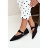 Juodos balerinos su sagtimi Step in style
