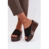 Juodos basutės su platforma ir metalinėmis detalėmis Step in style