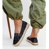 juodos blizgios espadrilės