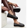 Juodos espadrilės, puoštos sidabro siūlais Havin