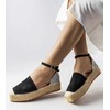 Juodos espadrilės su blizgučiais Myasia