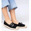 Juodos espadrilės su cirkoniais Maruta