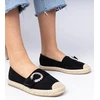 Juodos espadrilės su cirkoniais Maruta