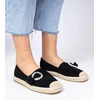 Juodos espadrilės su cirkoniais Maruta