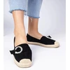 Juodos espadrilės su cirkoniais Maruta