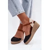 Juodos espadrilės su kulnu Wrangler
