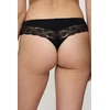 Juodos nėriniuotos string kelnaitės Triumph