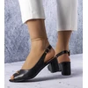 Juodos spalvos elegantiški sandalai Grimard
