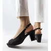 Juodos spalvos stiletto sandalai Dionne