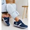 Jūrinės mėlynos spalvos moteriški kedai CROSS JEANS