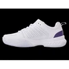 K-Swiss COURT EXPRESS 2 balti/violetinės miglos/neoninės levandos spalvos laisvalaikio bateliai (94428-151-M)