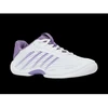 K-Swiss HYPERCOURT EXPRESS 3 baltai violetiniai / pilki sportiniai bateliai (94603-160-M)