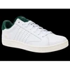 K-swiss LOZAN KLUB LTH balti / žali / sniego baltumo laisvalaikio bateliai (07263-130-M)