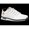 K-swiss RINZLER balti/oranžinės aguonų spalvos/juodi kedai (01235-185-M)
