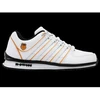 K-swiss RINZLER balti/oranžinės aguonų spalvos/juodi kedai (01235-185-M)